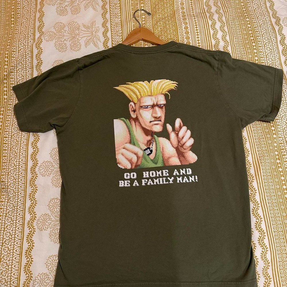 Green Street Fighter Uniqlo T Shirt